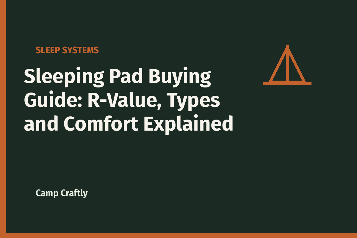 Sleeping Pad Buying Guide: R-Value, Types and Comfort Explained